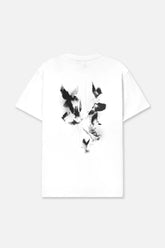 RTA Colin White Doves Back Tee - Gravity NYC